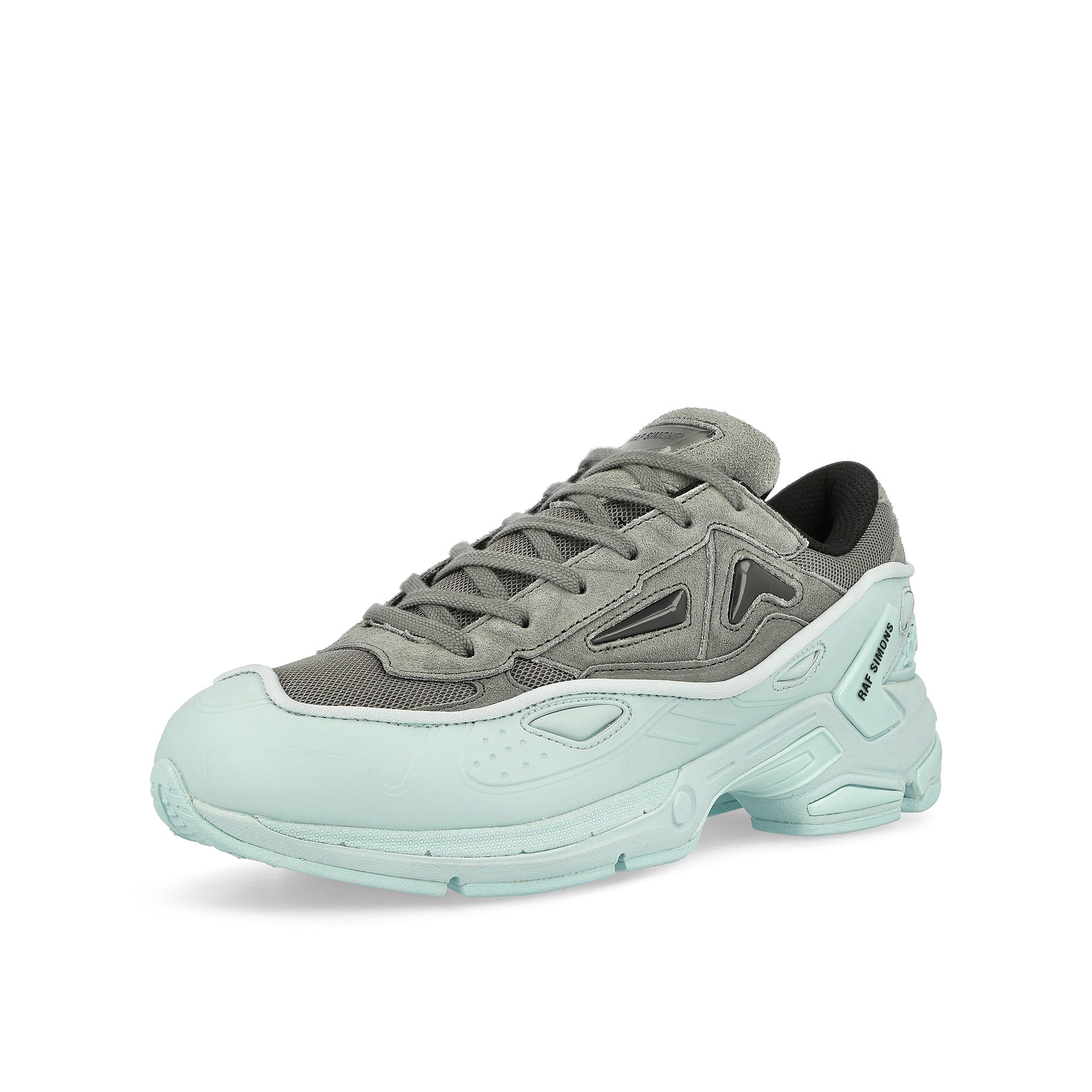 Raf Simons Pharaxus Grey Quill Low Top Sneakers  Close Up | Overkill