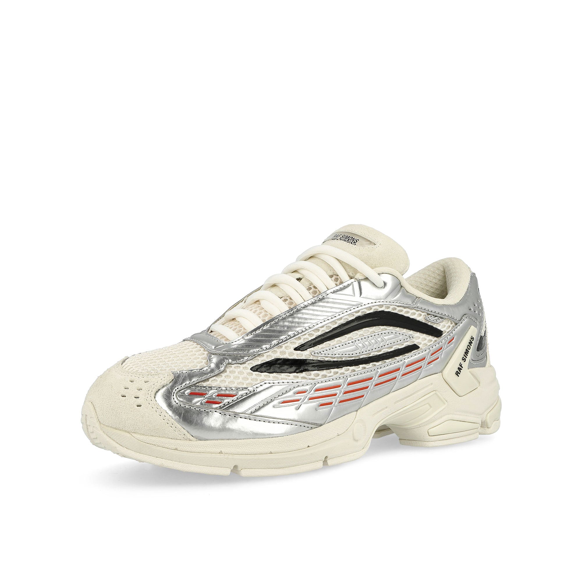 Raf Simons Ultrasceptre White Alyssum Grey Violet Low Top Sneakers  Close Up | Overkill