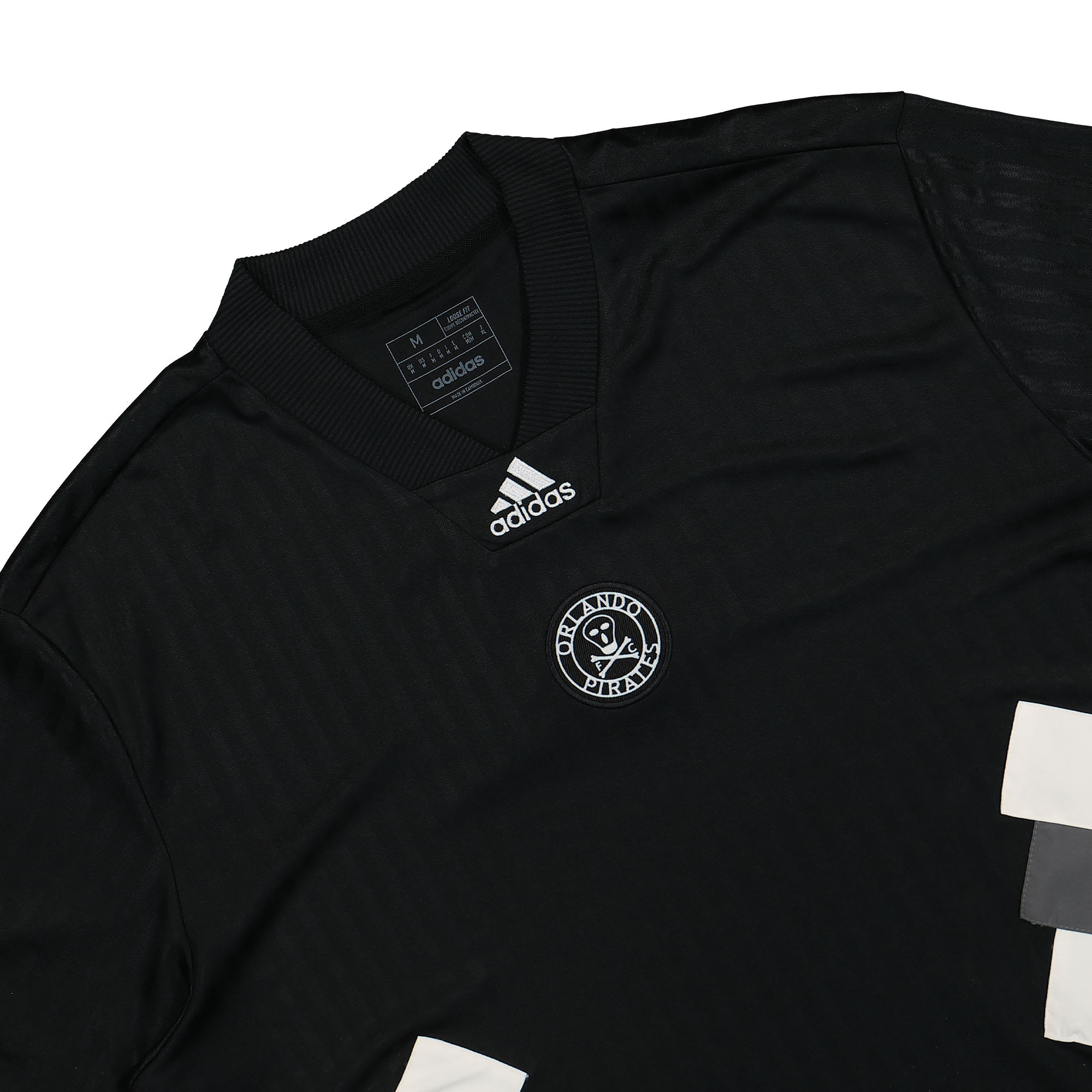 adidas Orlando Pirates Icon Jersey Black T-Shirts Close-up | Overkill