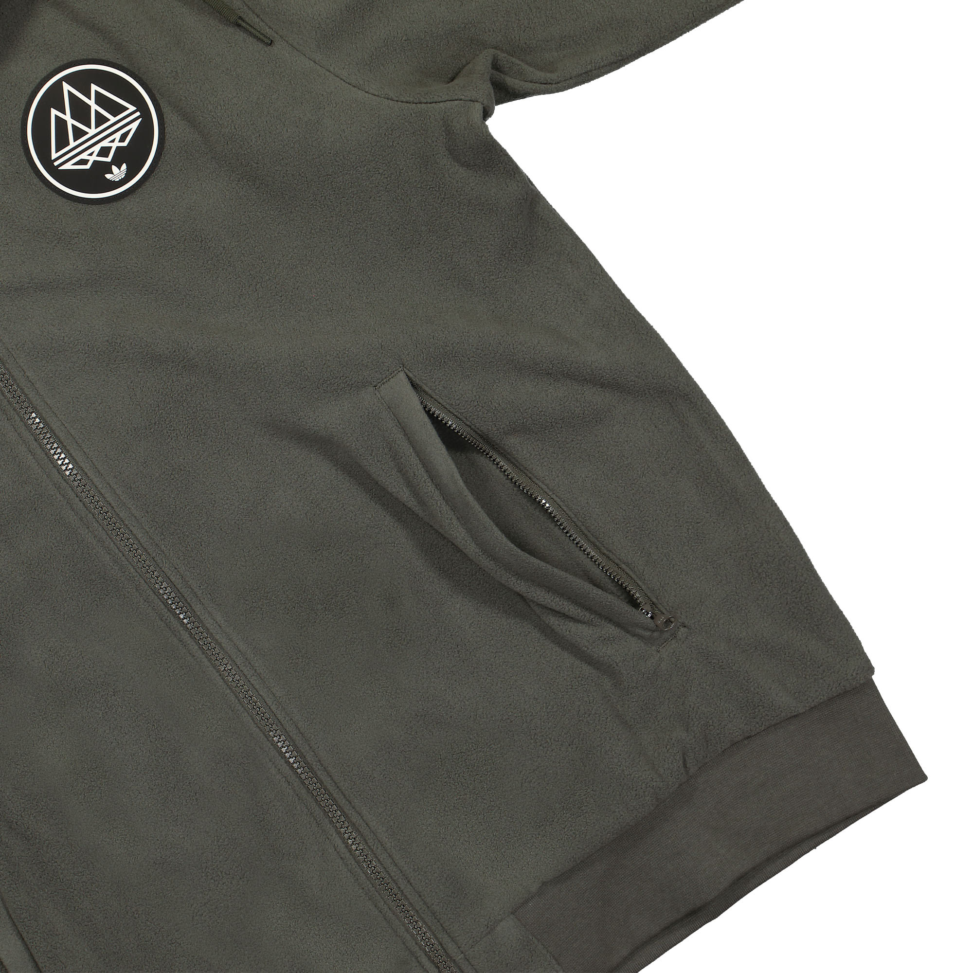 adidas SPZL Tockholes Track Top Utility Grey Track Jackets Detail view 2 | Overkill
