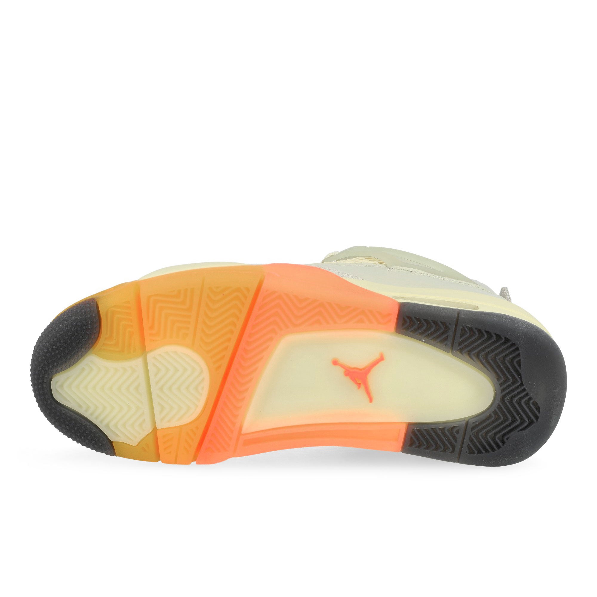 Air Jordan  4 Retro Birds of Paradise Coconut Milk / Muslin - Bright Mango Mid Top Sneakers HV0823 101 Detail View 1 | Overkill