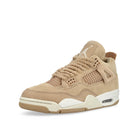 Jordan Air Jordan 4 Retro Hemp / Light Orewood Brown Mid Top Sneakers HV0823 200 Close-up | Overkill
