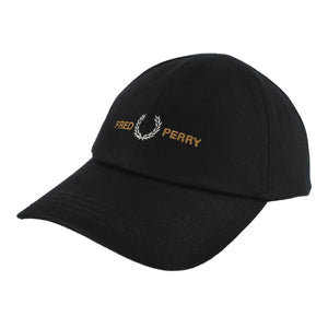 Fred Perry  FLP Twill Cap Black Caps HW2300-220 | Overkill
