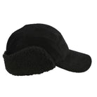 Fred Perry Corduroy Trapper Cap Black/Dark Caramel Caps Detail view 1 | Overkill