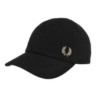 Fred Perry Pique Classic Cap Black / Warm Stone Grey Caps HW6726-U78 | Overkill
