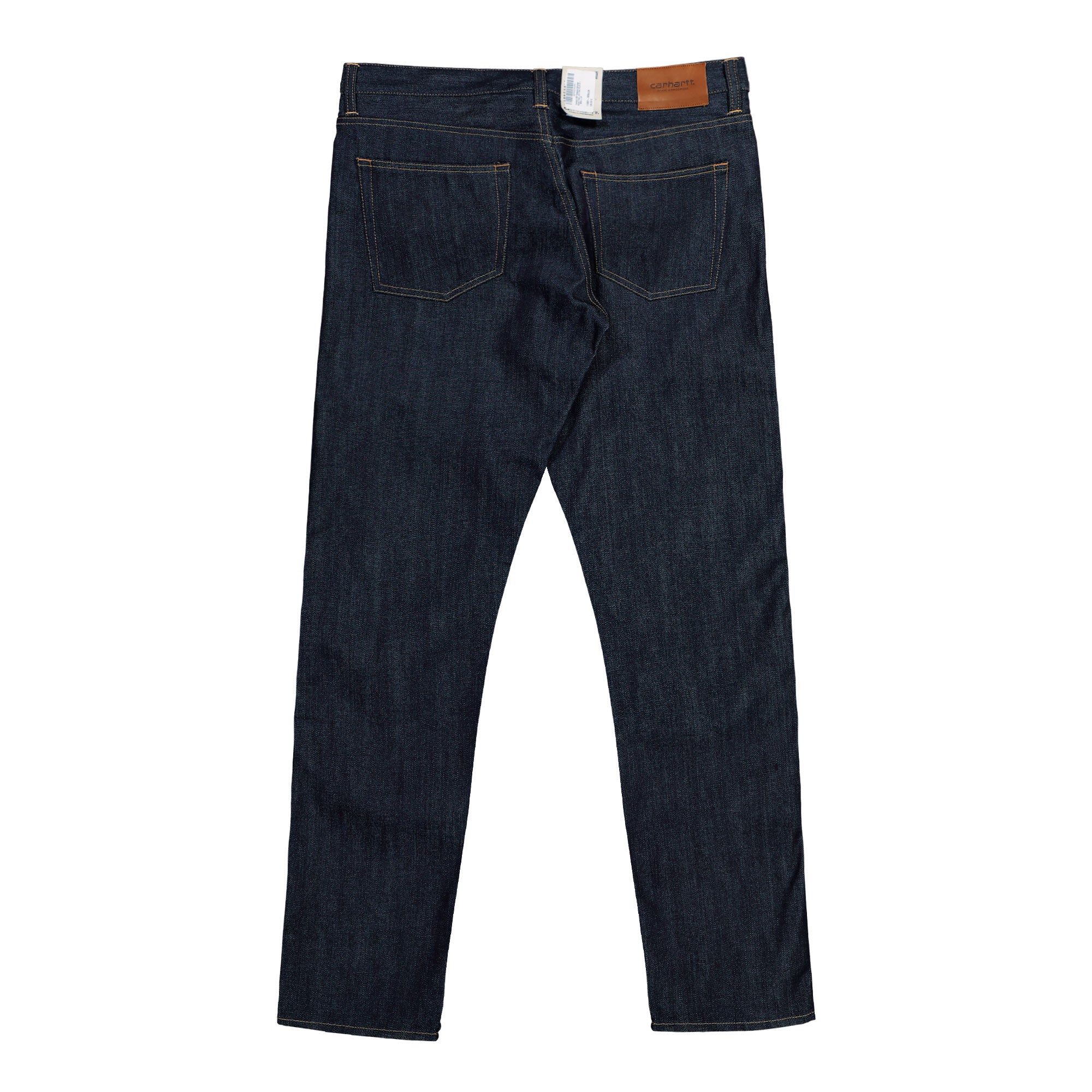 Carhartt WIP Kennedy Selvedge Denim Pant Blue Rigid Jeans I017708.37Q.01.01 Close-up | Overkill
