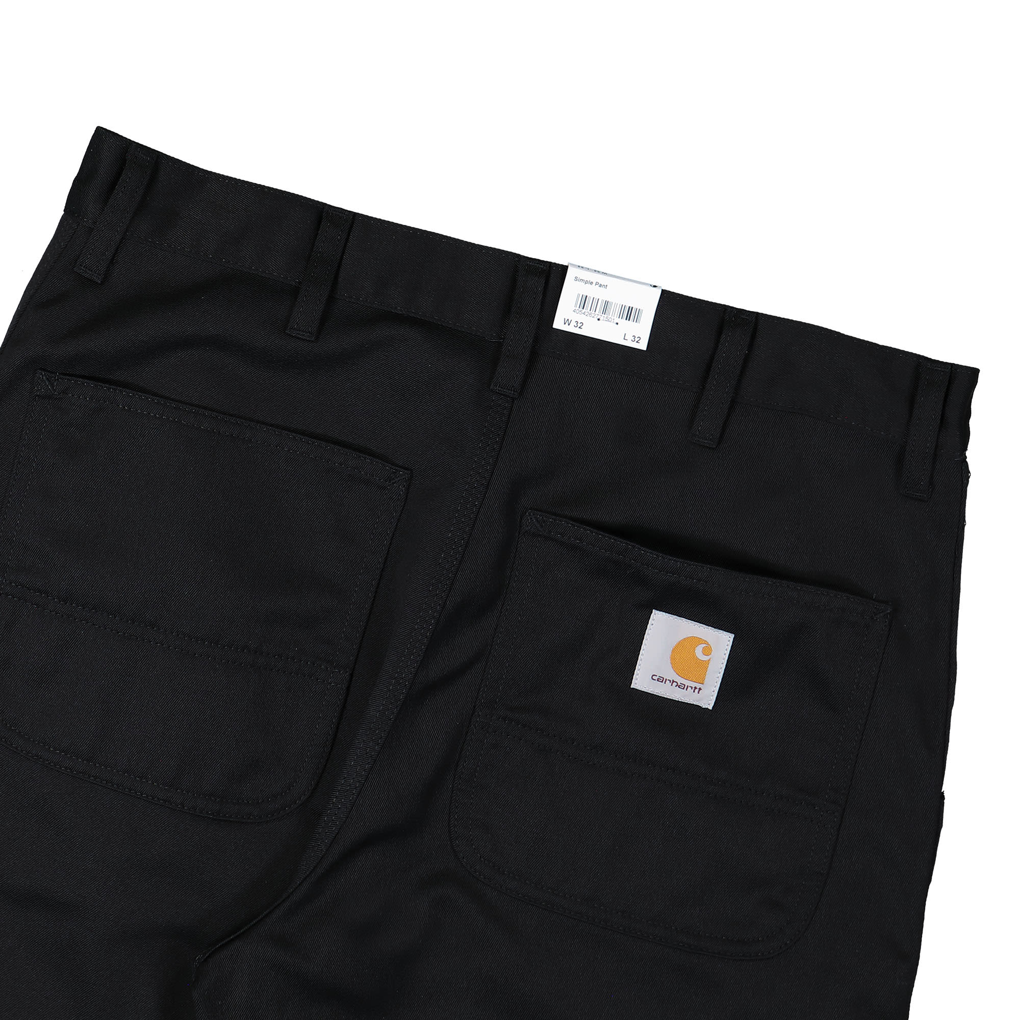 Carhartt WIP Simple Pant Black Sweat & Track Pants Detail view 2 | Overkill