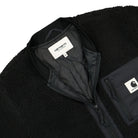 Carhartt WIP W Janet Liner Jacket Black / Black Fleece Jackets Close-up | Overkill