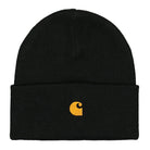 Carhartt WIP Chase Beanie Black / Gold Beanies I026222.00F.XX.06 | Overkill
