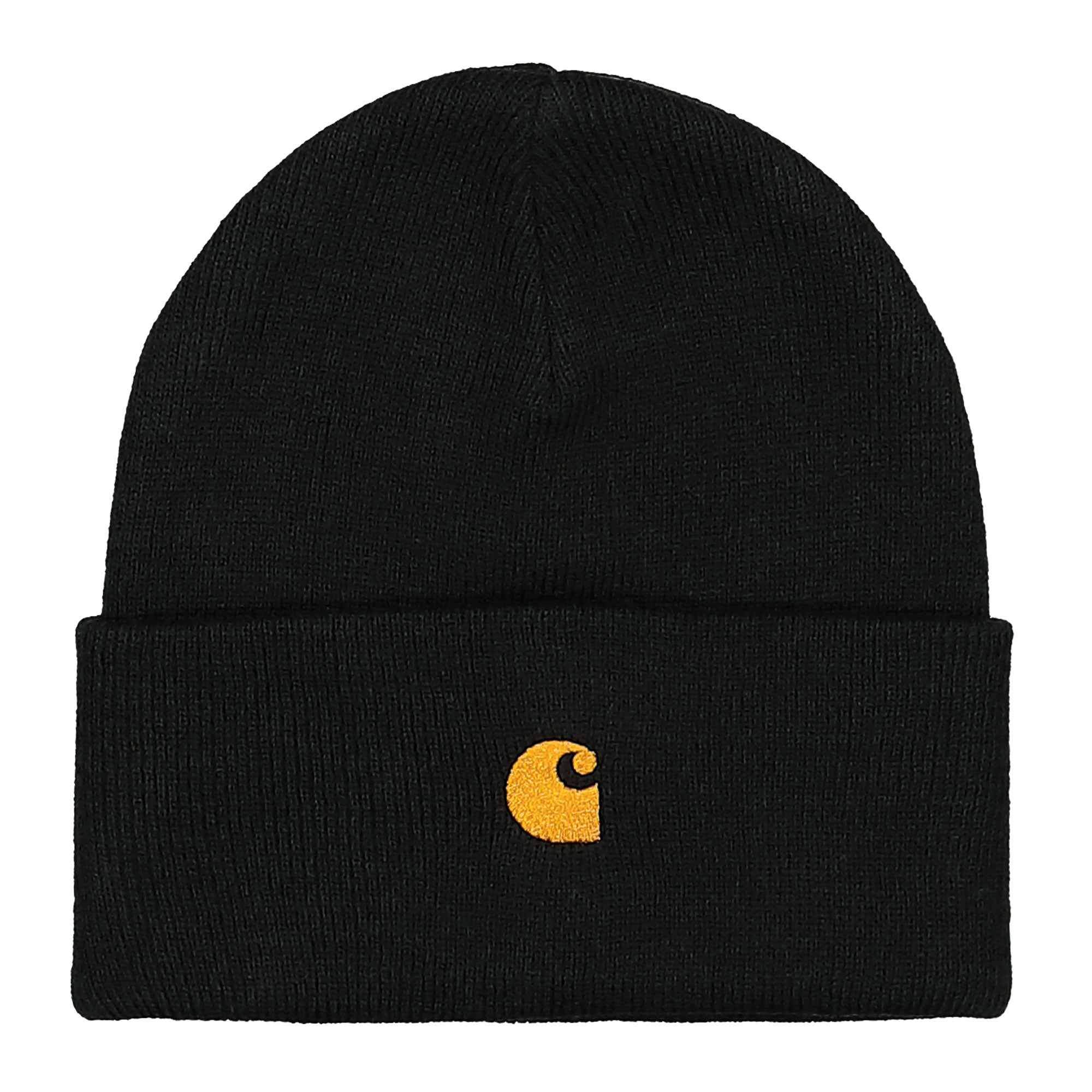 Carhartt WIP Chase Beanie Black / Gold Beanies I026222.00F.XX.06 | Overkill