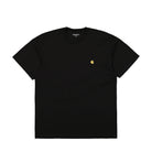 Carhartt WIP S/S Chase T-Shirt Black / Gold T-Shirts I026391.00F.XX.03 | Overkill