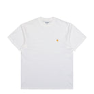 Carhartt WIP S/S Chase T-Shirt White / Gold T-Shirt I026391.00F.XX.03 | Overkill
