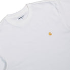 Carhartt WIP S/S Chase T-Shirt White / Gold T-Shirt I026391.00F.XX.03 Detailfoto | Overkill
