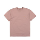 Carhartt WIP S/S Chase T-Shirt Glassy Pink / Gold T-Shirts I026391.24C.XX | Overkill