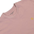 Carhartt WIP S/S Chase T-Shirt Glassy Pink / Gold T-Shirts Close-up | Overkill