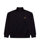Carhartt WIP Half Zip American Script Sweat Black Sweatshirt I027014.89.XX.03 | Overkill
