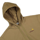 Carhartt WIP Hooded American Script Sweat Larch Hoodies Close-up | Overkill