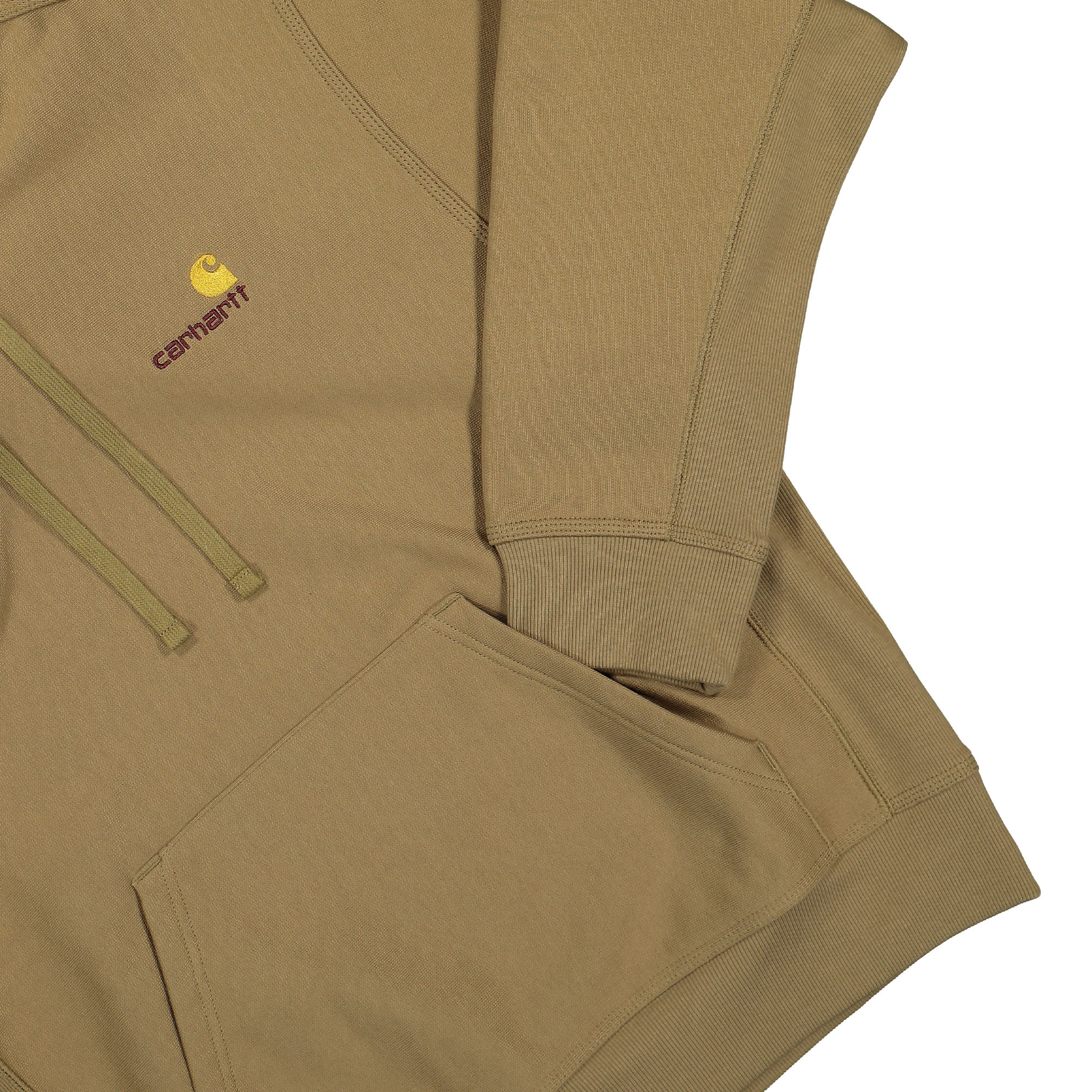 Carhartt WIP Hooded American Script Sweat Larch Hoodies Detailfoto | Overkill