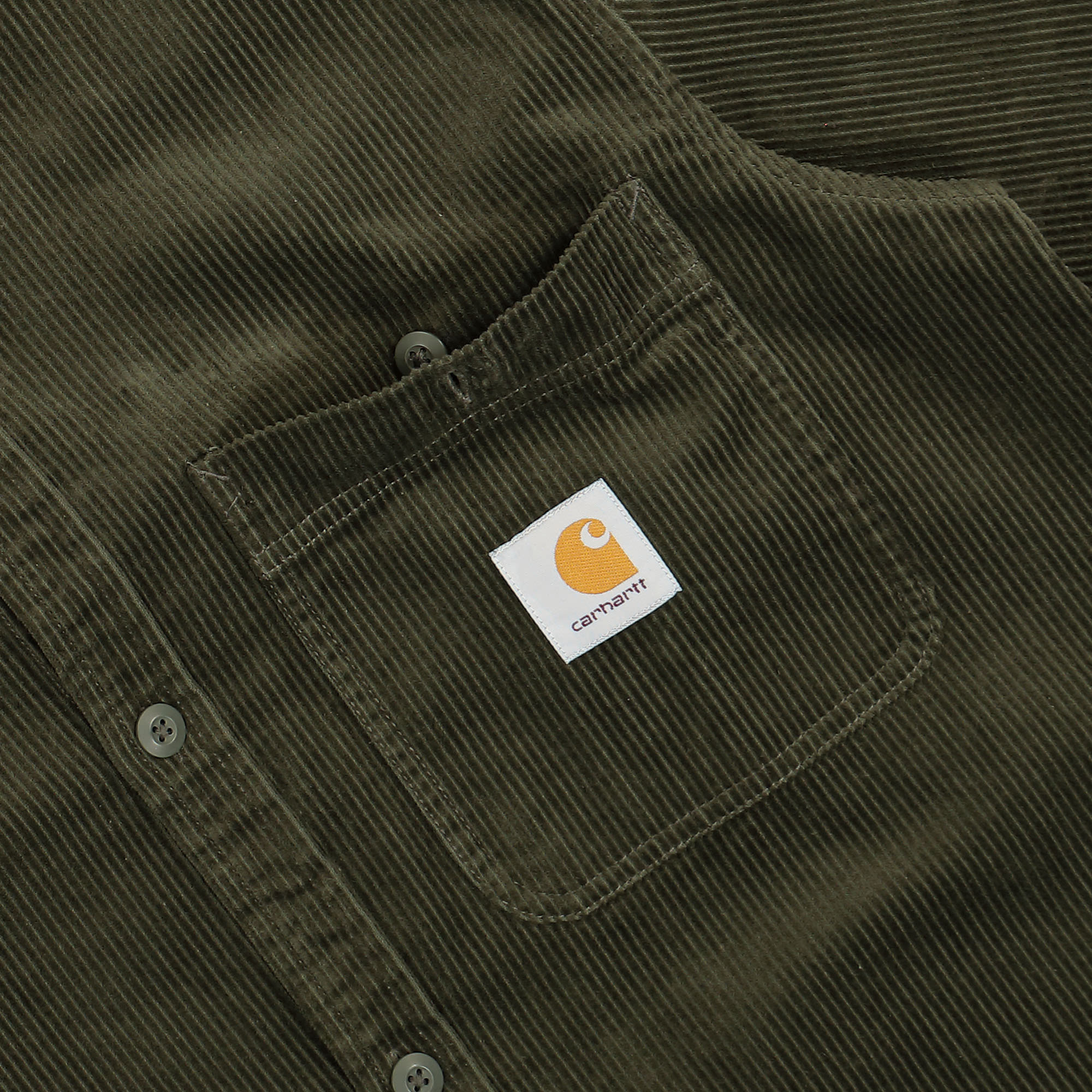 Carhartt WIP L/S Flint Shirt Plant Shirts Detailfoto | Overkill