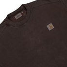 Carhartt WIP Vista Sweat Tobacco / Garment Dyed Sweatshirts I029522.47.GD.03 Detailfoto | Overkill
