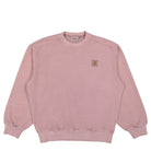 Carhartt WIP Vista Sweat Glassy Pink Sweatshirts I029522.1NJ.GD.03 | Overkill