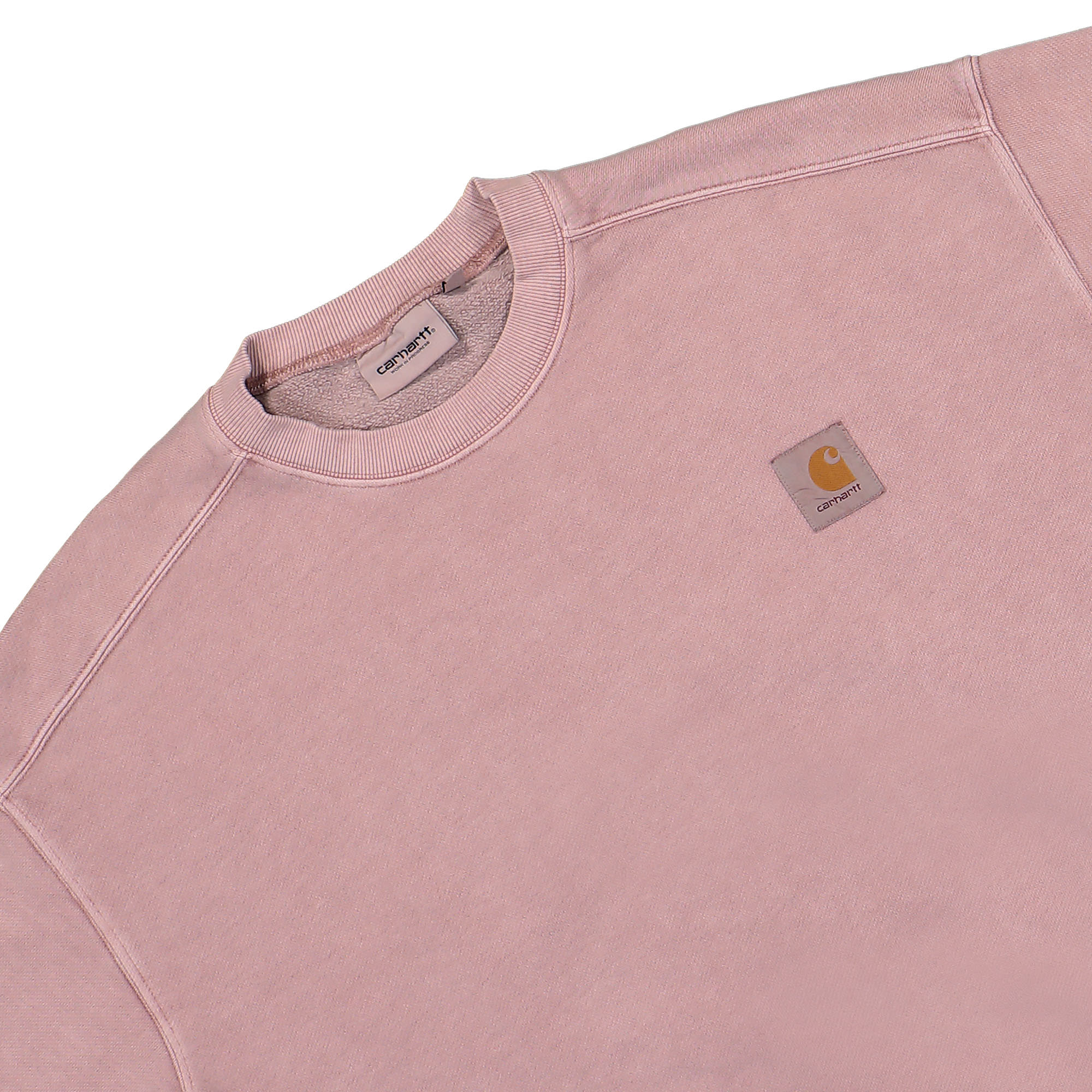 Carhartt WIP Vista Sweat Glassy Pink Sweatshirts Close-up | Overkill