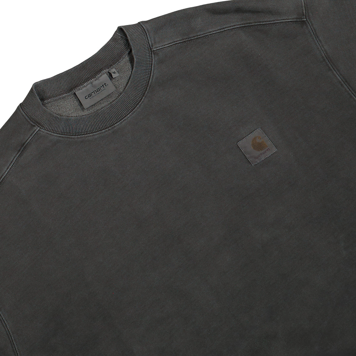 Carhartt WIP Vista Sweat Black Garment Dyed Sweater I029522.89.GD.03 Detailfoto | Overkill
