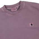 Carhartt WIP W Nelson Sweatshirt Phlox / Garment Dyed Sweatshirts I029537.33I.GD.03 Detailfoto | Overkill
