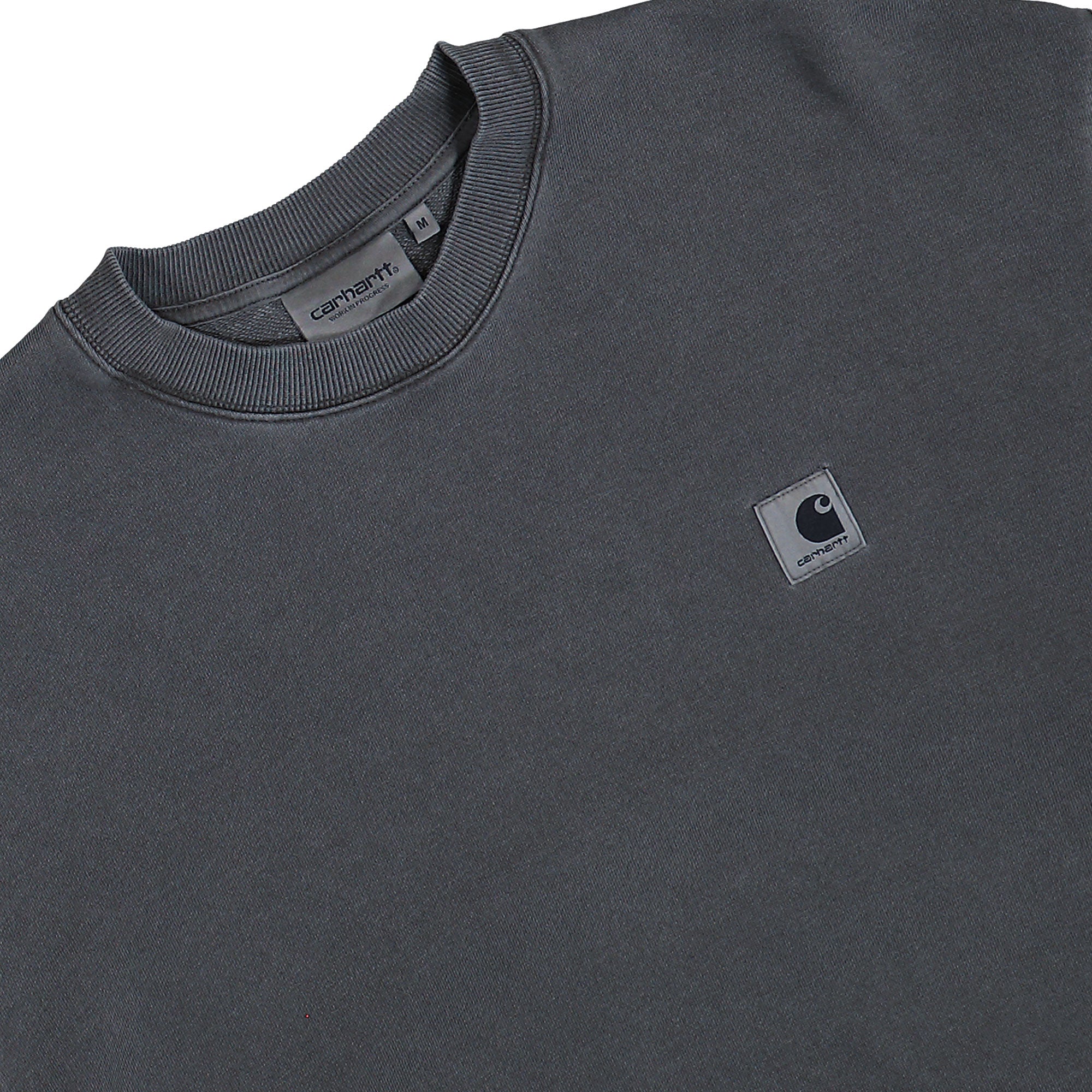 Carhartt WIP W Nelson Sweatshirt Black Garment Dyed Sweatshirts I029537.89.GD.03 Detailfoto | Overkill
