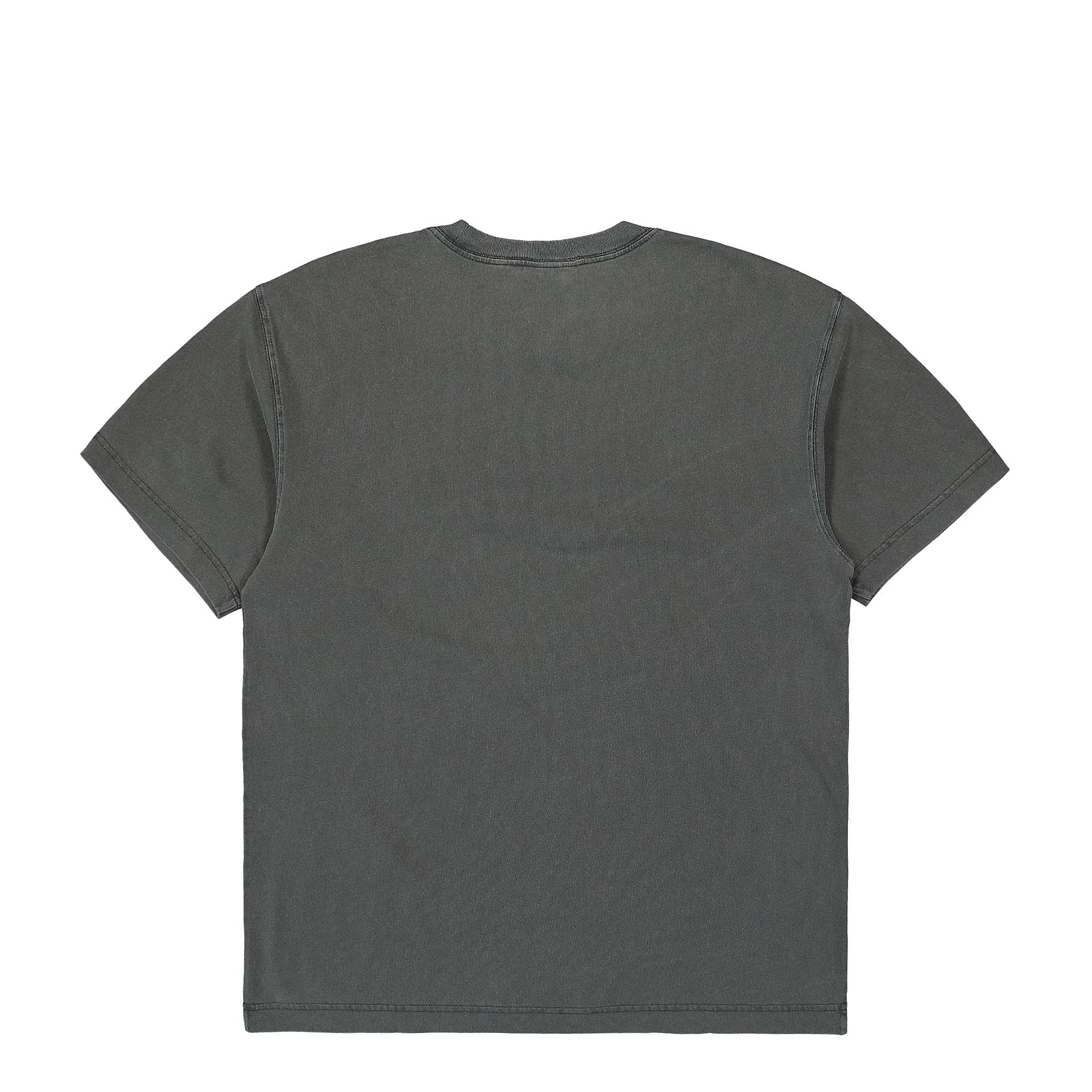 Carhartt WIP S/S Nelson T-Shirt Charcoal Garment Dyed T-Shirts Material | Overkill