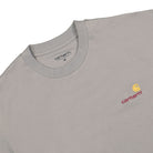Carhartt WIP S/S American Script T-Shirt Marengo T-Shirts Close-up | Overkill