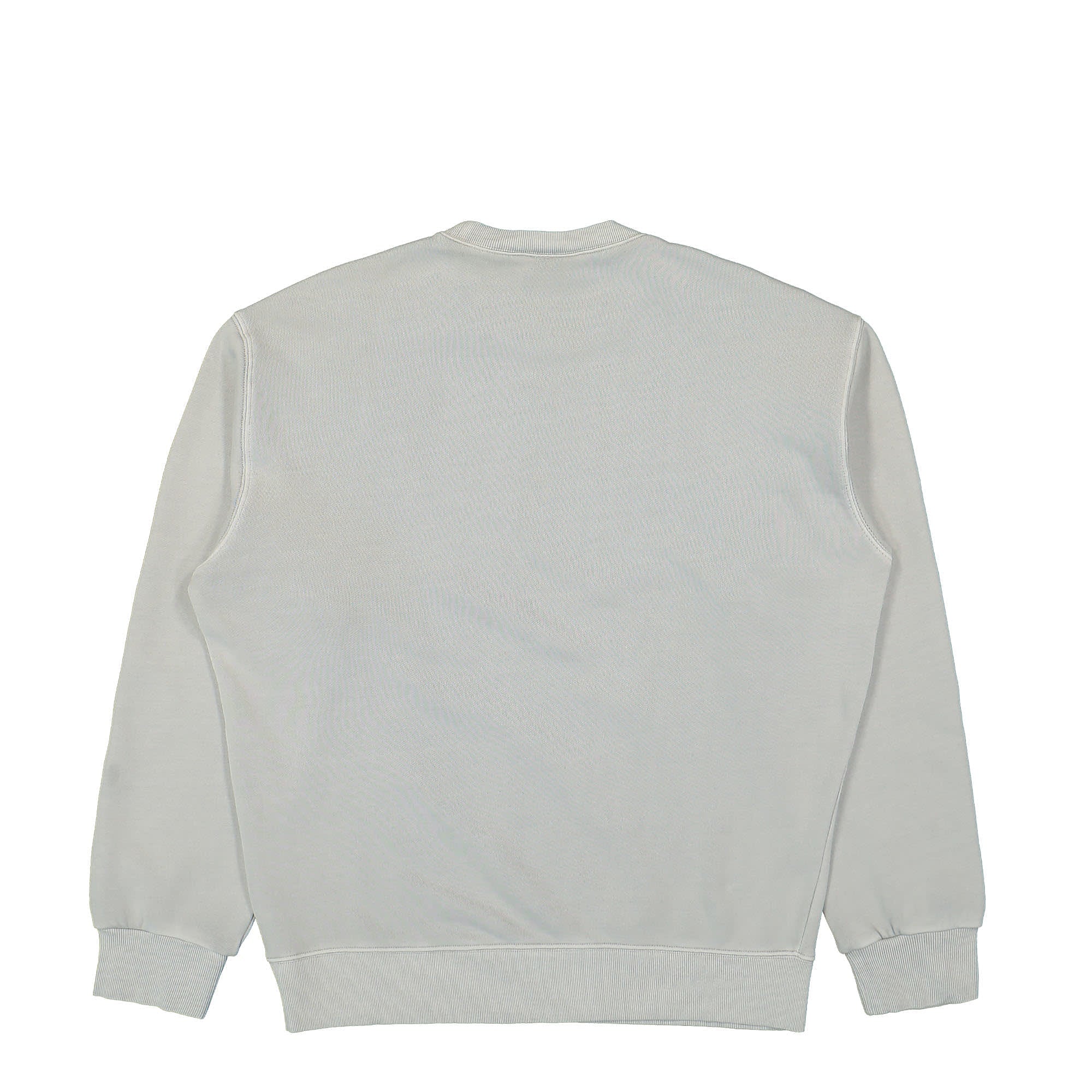 Carhartt WIP Nelson Sweatshirt Sonic Silver Garment Dyed Sweatshirts Material | Overkill