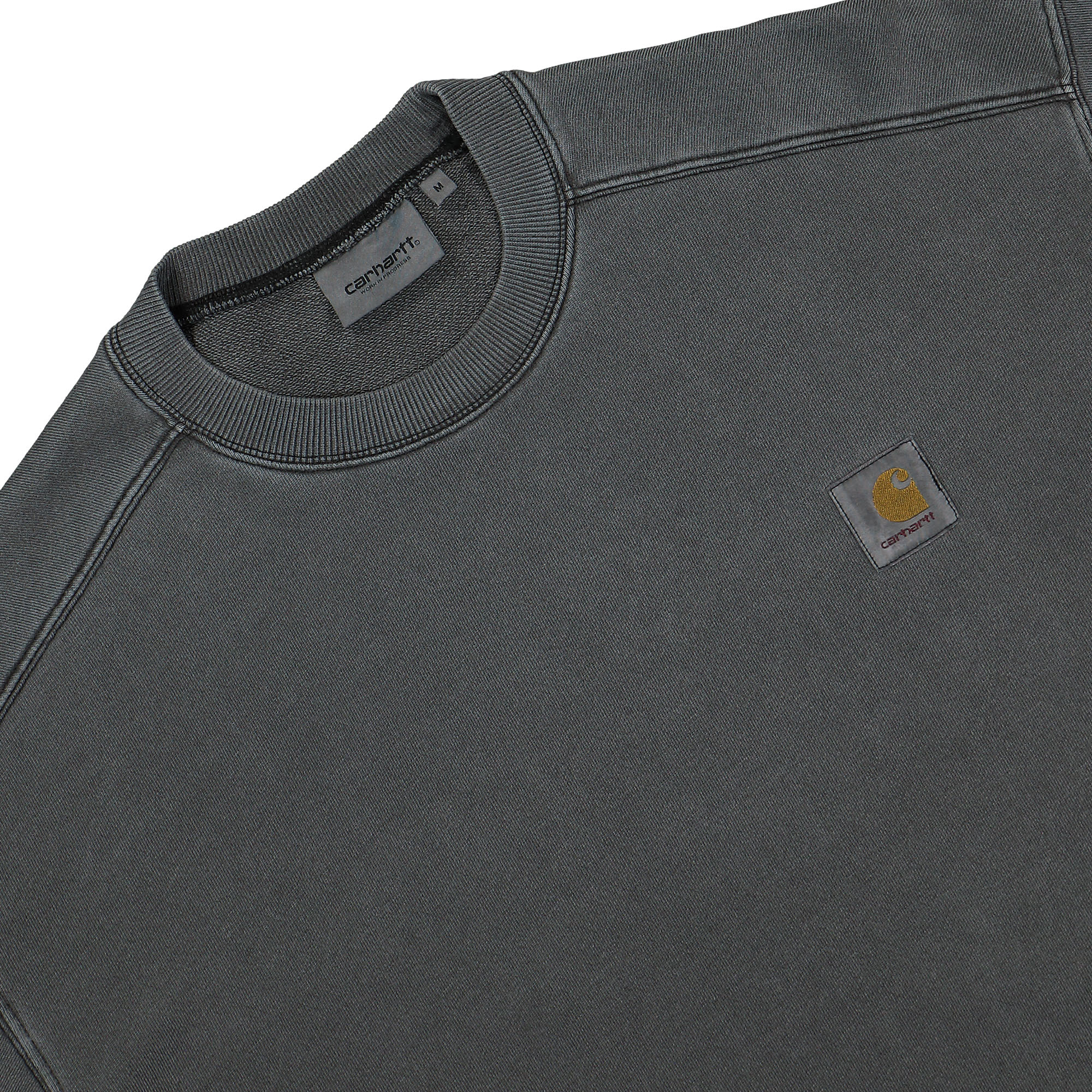 Carhartt WIP Nelson Sweat Black Sweatshirts Close-up | Overkill