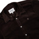 Carhartt WIP L/S Madison Cord Shirt Tobacco Shirt I029958.47.XX.03 Detailfoto | Overkill
