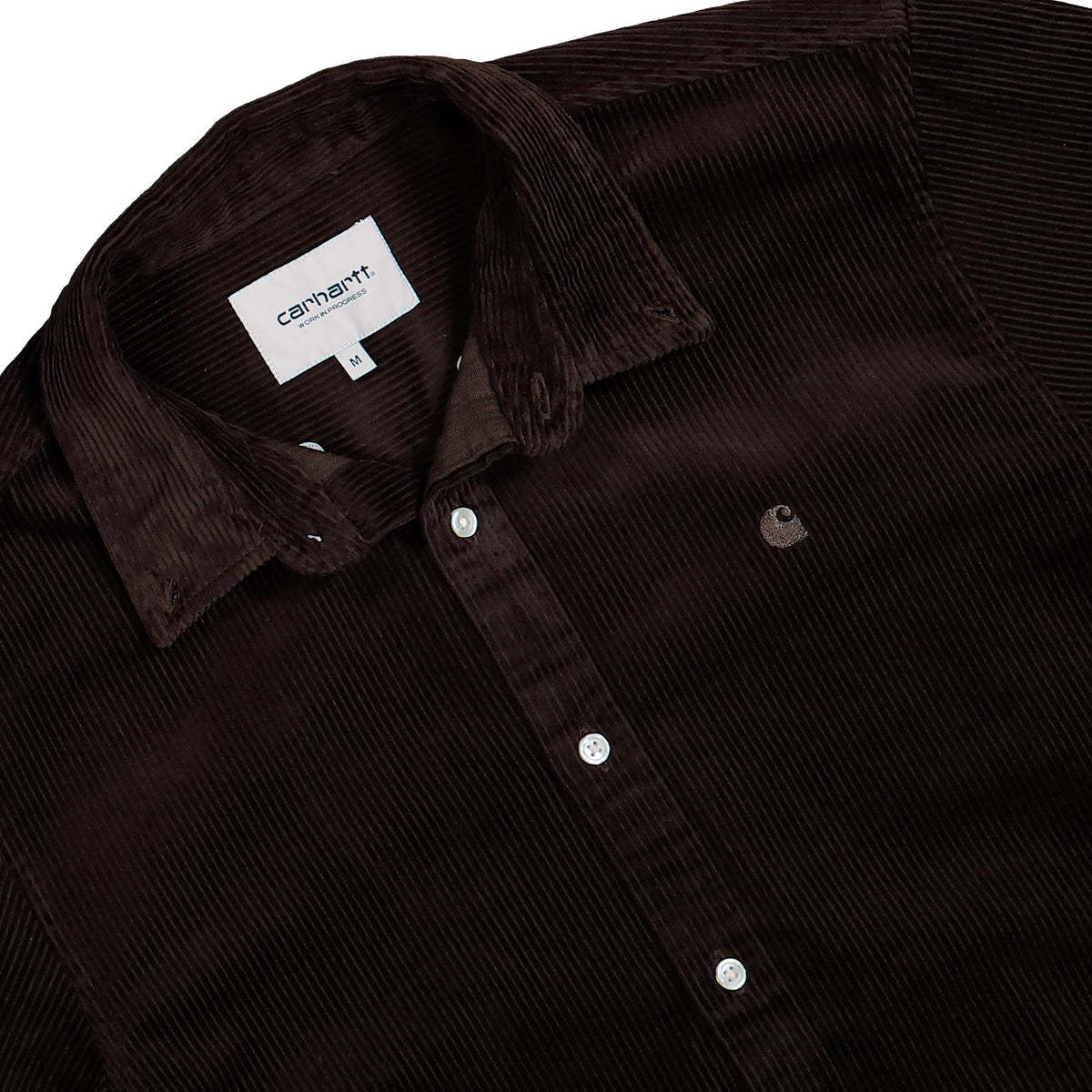 Carhartt WIP L/S Madison Cord Shirt Tobacco Shirt I029958.47.XX.03 Detailfoto | Overkill
