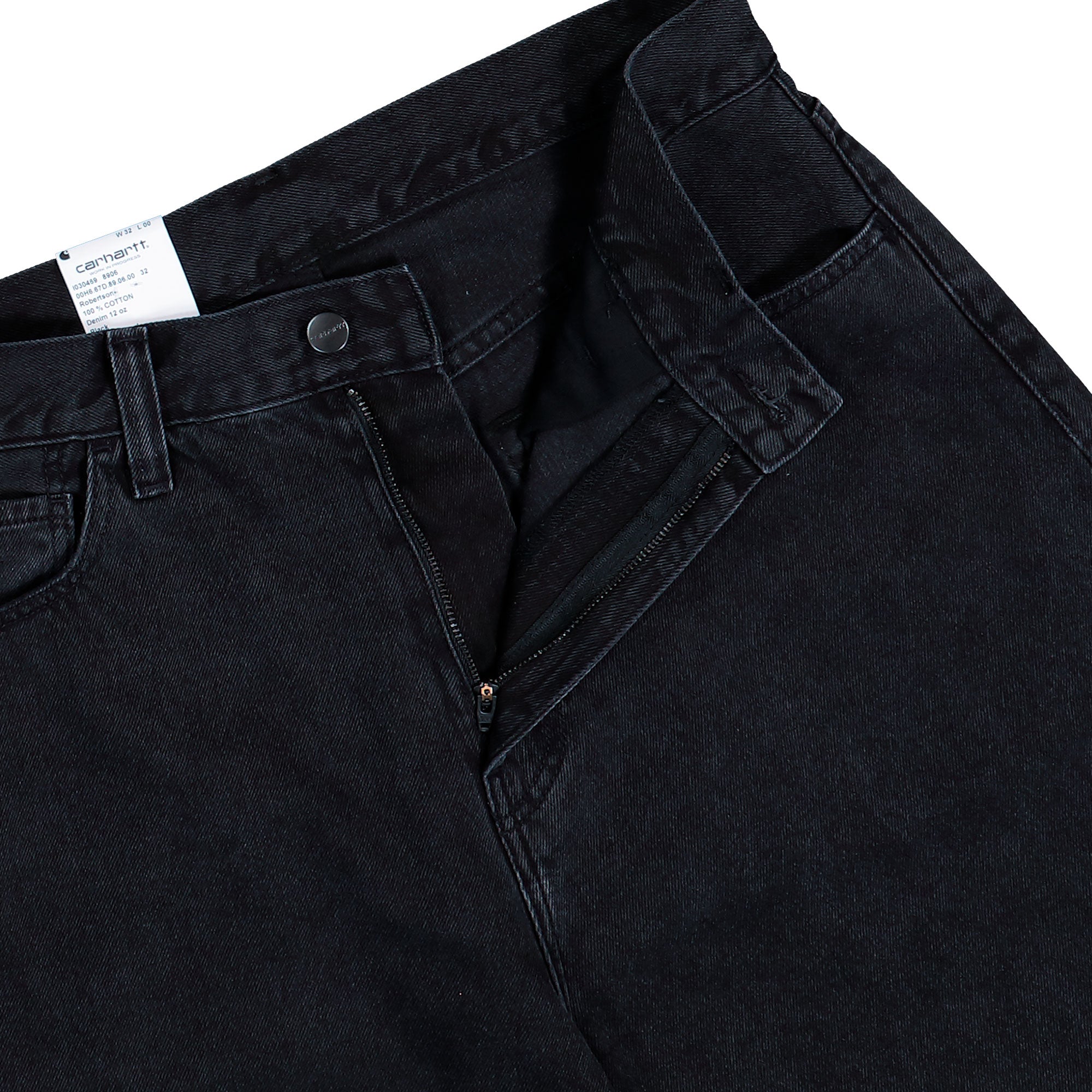 Carhartt WIP Landon Short Black Stone Washed Shorts I030469.89.06.00 Detail View 1 | Overkill
