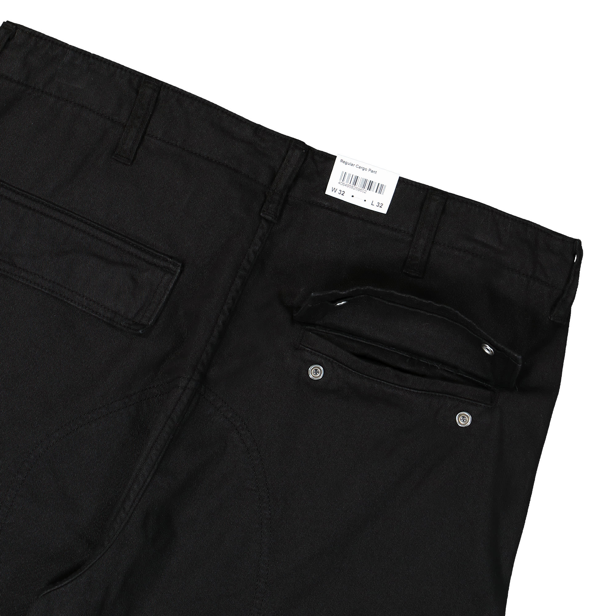 Carhartt WIP Regular Cargo Pant Black Garment Dyed Cargo Pants Detail view 1 | Overkill