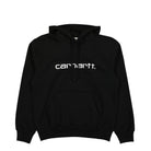 Carhartt WIP Hooded Carhartt Sweat Black / White Hoodies I030547.0D2.XX.03 | Overkill