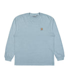 Carhartt WIP L/S Vista T-Shirt Dusty Ice Longsleeves I030779.2BS.GD.03 | Overkill