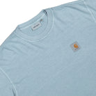 Carhartt WIP L/S Vista T-Shirt Dusty Ice Longsleeves Close-up | Overkill