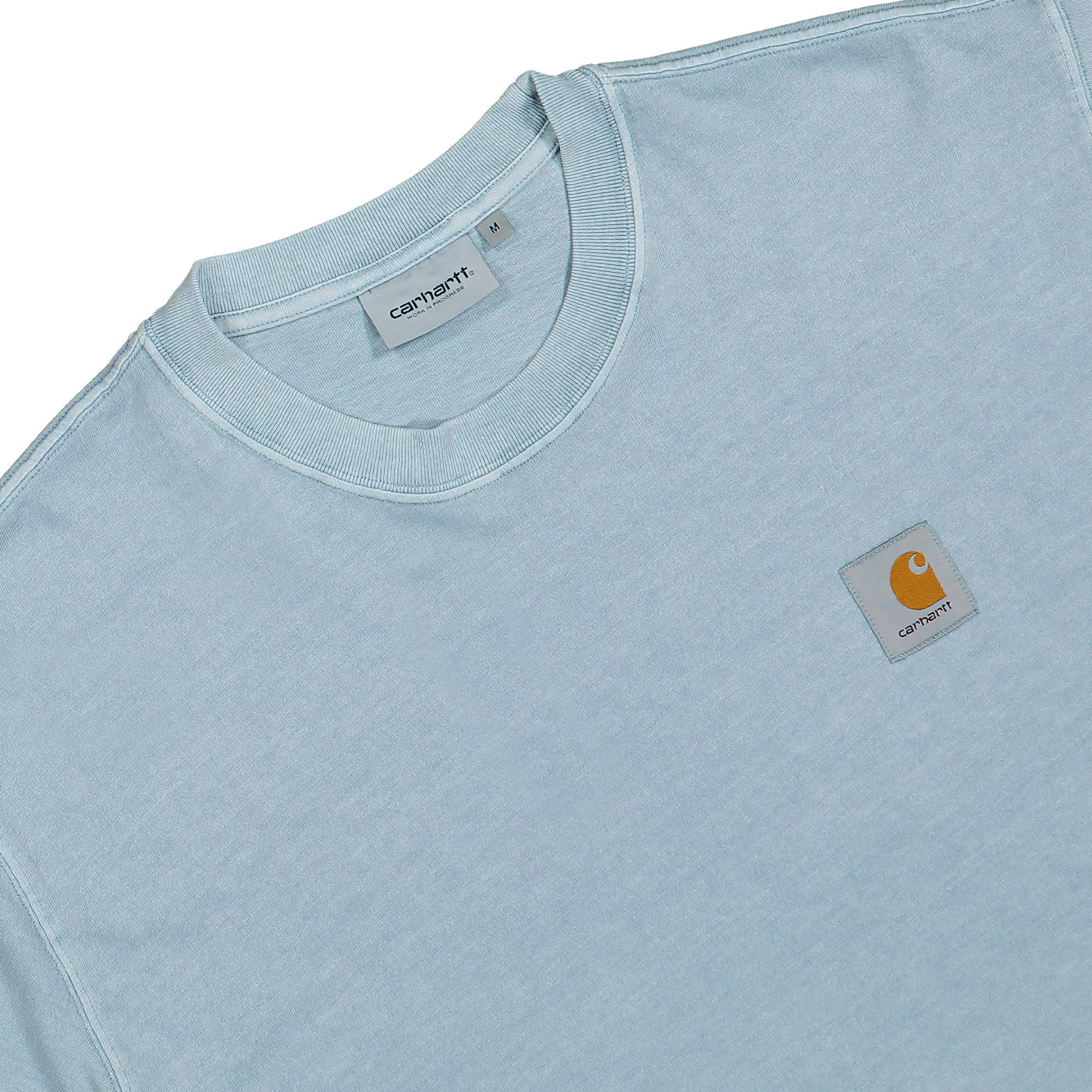 Carhartt WIP S/S Vista T-Shirt Dusty Ice T-Shirts Close-up | Overkill