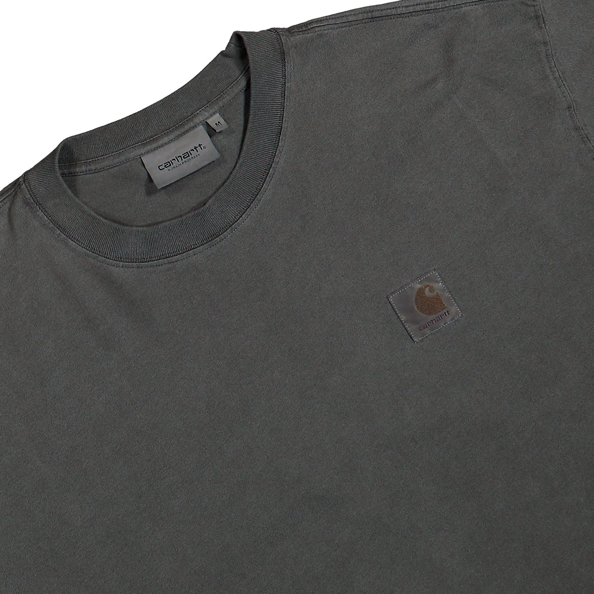 Carhartt WIP S/S Vista T-Shirt Black Garment Dyed T-Shirt I030780.89.GD.03 Detailfoto | Overkill
