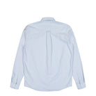 Carhartt WIP L/S C-Logo Shirt Blue Fog / White Shirts I030799.31L.XX.03 Close-up | Overkill

