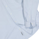 Carhartt WIP L/S C-Logo Shirt Blue Fog / White Shirts I030799.31L.XX.03 Detail View 1 | Overkill

