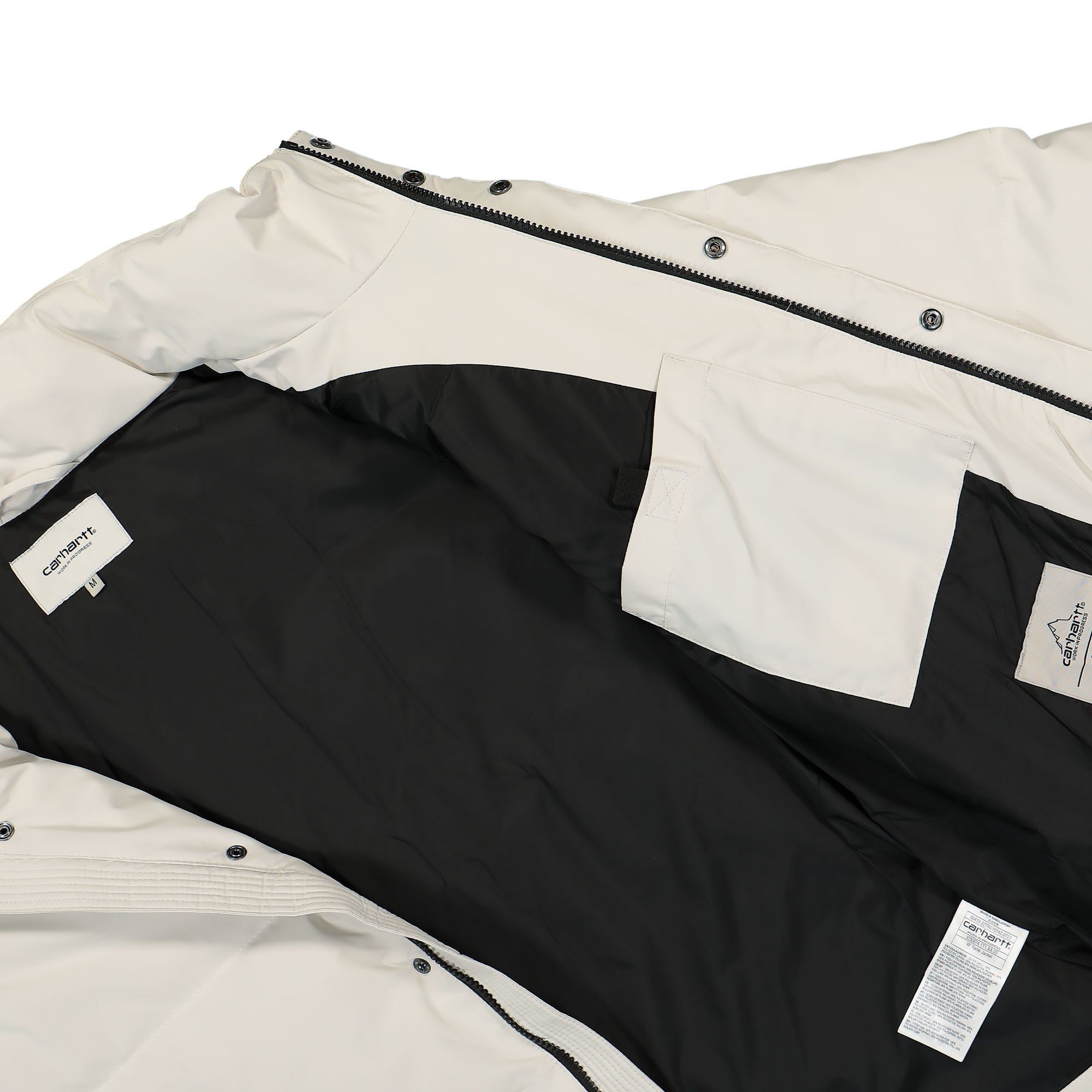 Carhartt WIP W Yanie Jacket Salt / Black Jackets Detail view 1 | Overkill