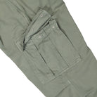 Carhartt WIP Cole Cargo Pant Smoke Green Garment Dyed Cargo Pants Detail view 2 | Overkill