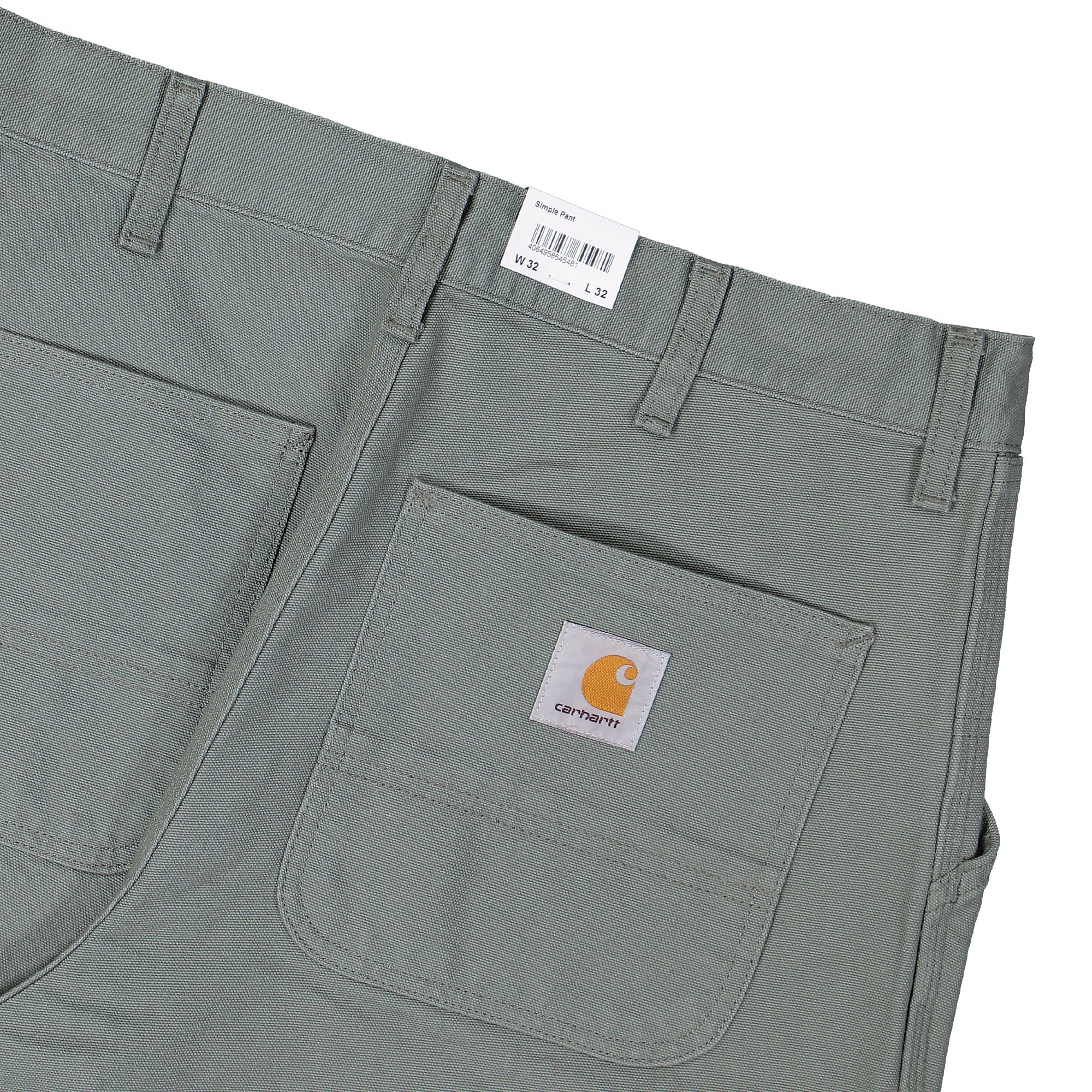 Carhartt WIP Simple Pant Smoke Green Casual Pants Detail view 1 | Overkill
