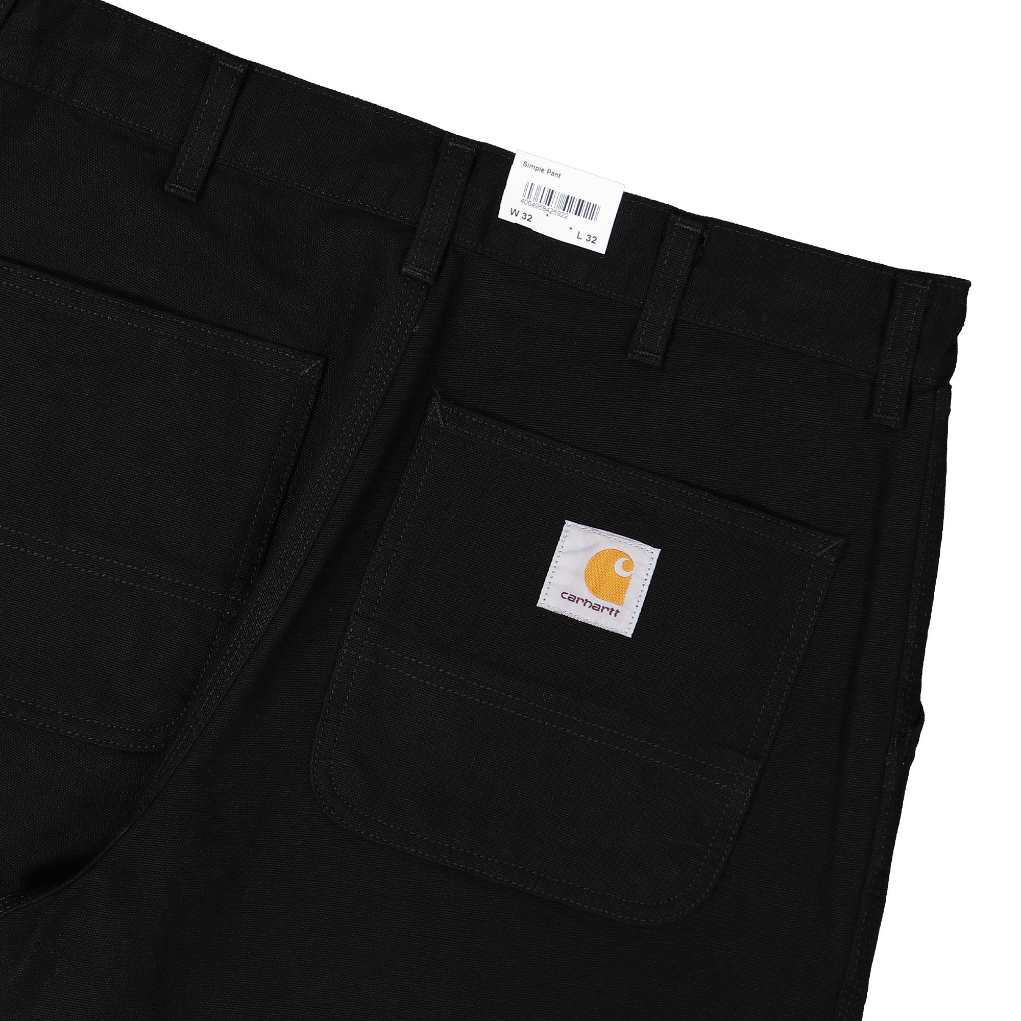 Carhartt WIP Simple Pant Dearborn I031220.89.02.32 / Black | OVERKILL