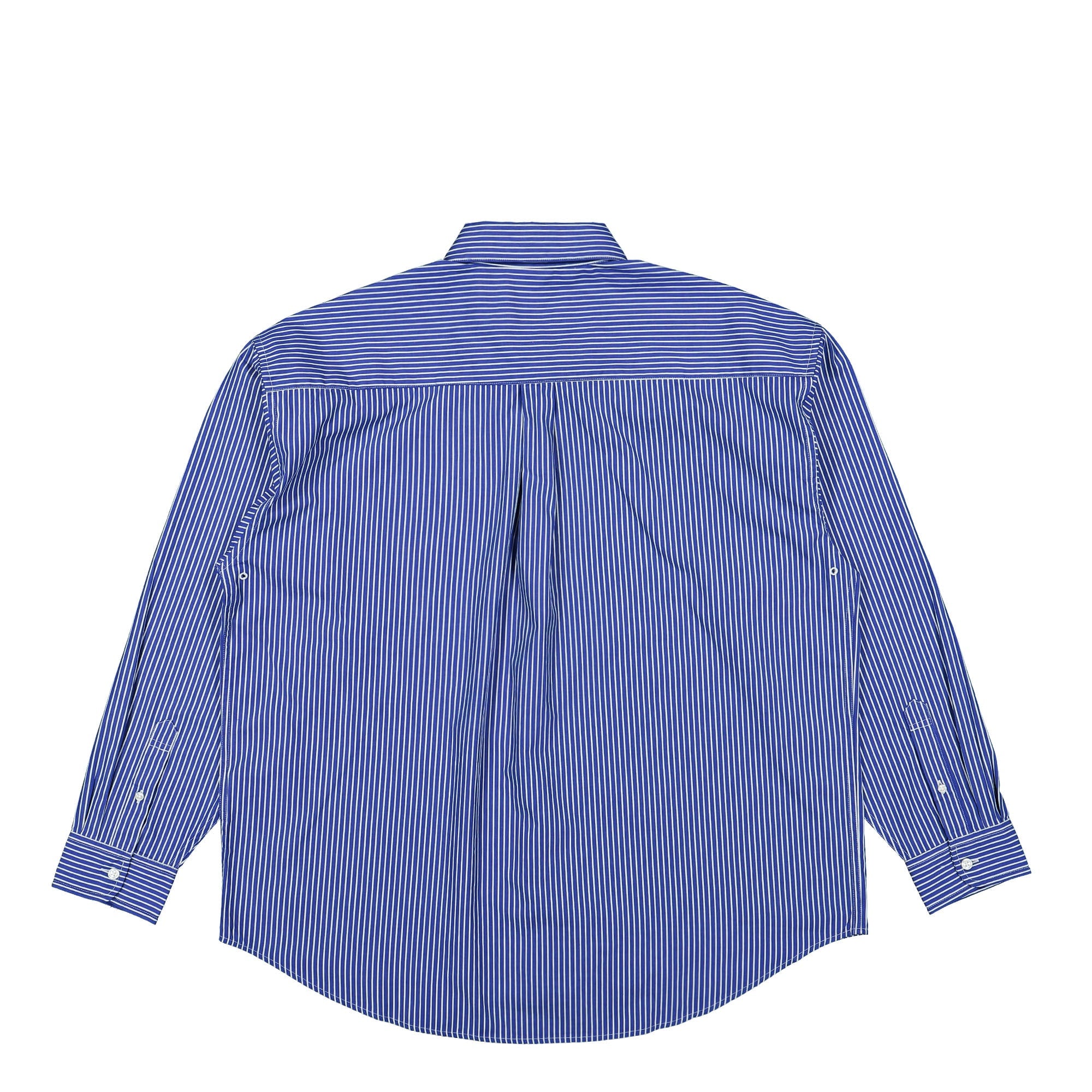 Carhartt WIP L/S Drake Shirt Drake Stripe, Lazurite / White Shirts Material | Overkill