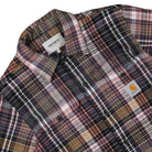 Carhartt WIP L/S Valmon Shirt Valmon Check, Hamilton Brown Shirts Detailfoto | Overkill